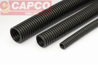 コルゲートチューブ：内径22ミリ長さ120ミリカット製品 （スリット有） ナイロン製（難燃タイプ） （PA製）